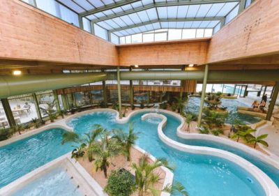 piscine chauffée extérieure camping Normandie 5 étoiles Portland
